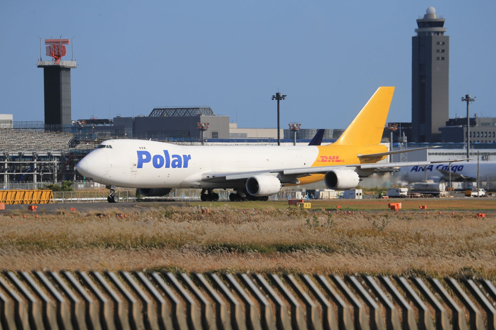 Cargo jet on the tarmac